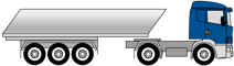 50910 2Plus3 Achs Kippsattelzug